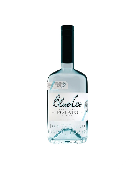 Blue Ice 80 Proof Potato Vodka Bottle