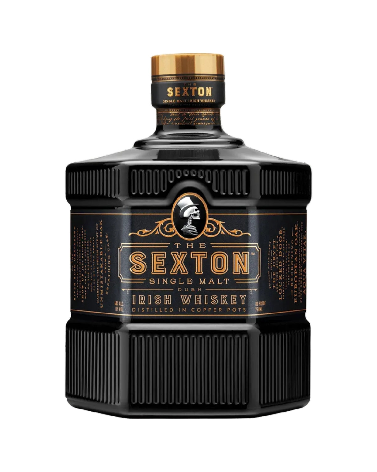 The Sexton 80 Proof Single Malt Irish Whiskey Bottle