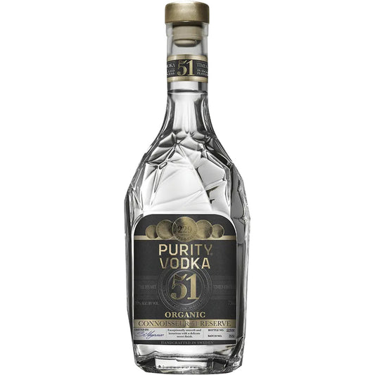 Purity Organic Connoisseur 51 Reserve Vodka Bottle