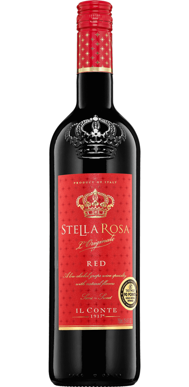 Stella Rosa Stella Rosso Semi-Sweet Red Wine Bottle