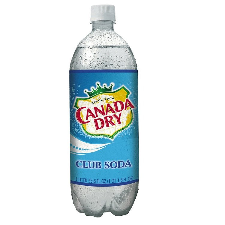 Canada Dry Club Soda Bottle