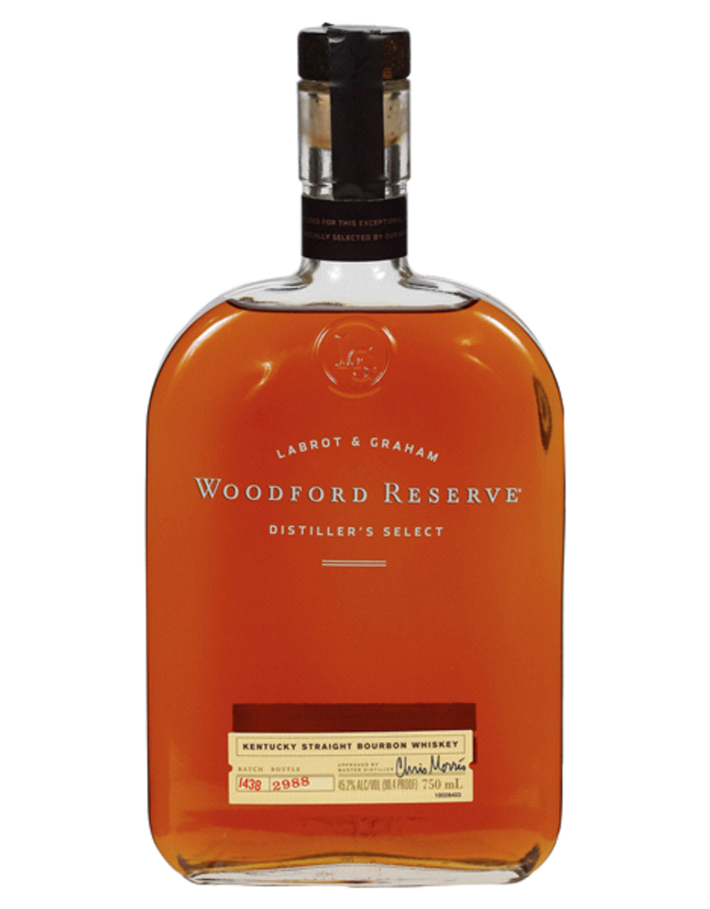 Woodford Reserve 90.4 Proof Kentucky Straight Bourbon Whiskey Bottle