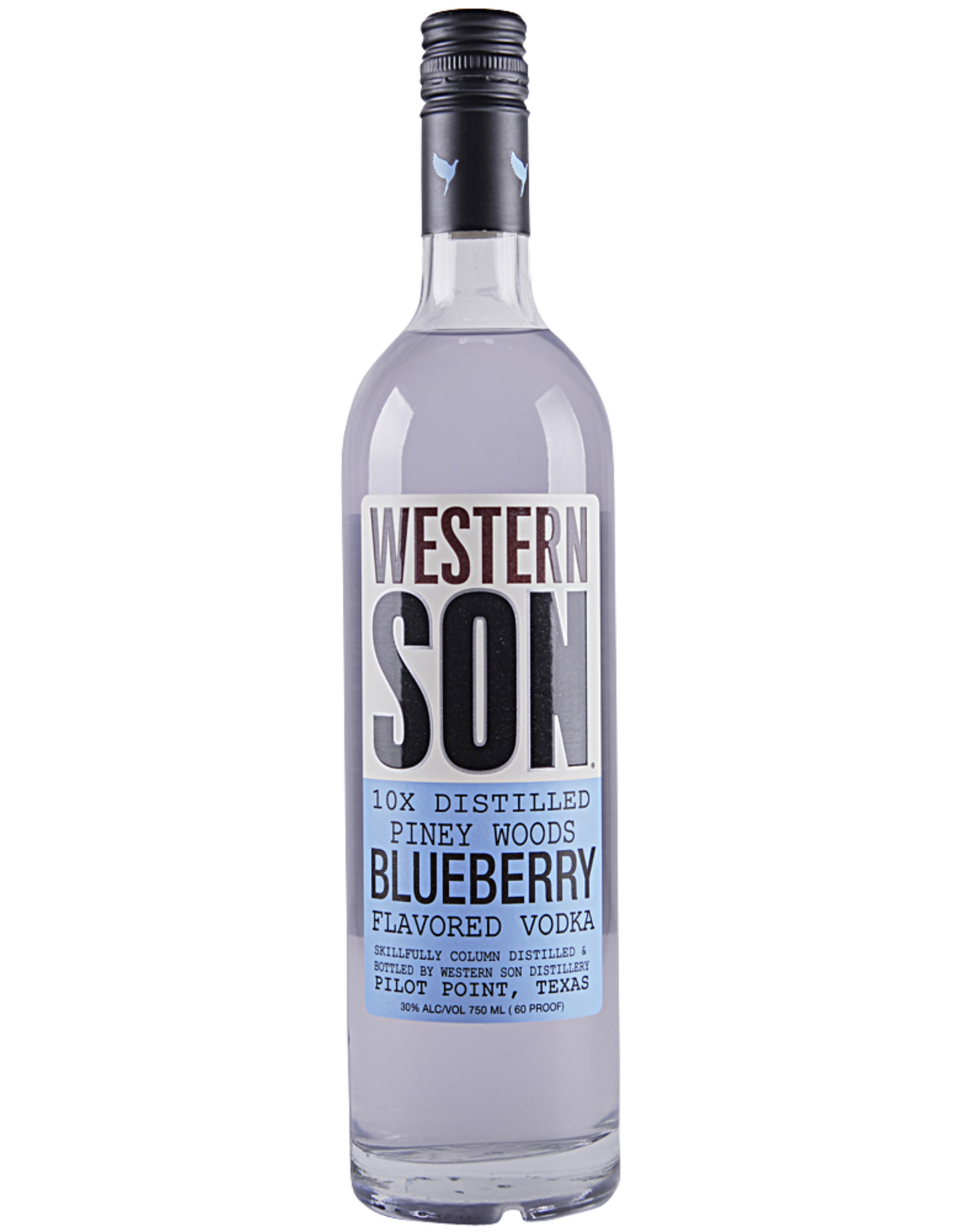 Western Son Distillery Blueberry Vodka Bottle