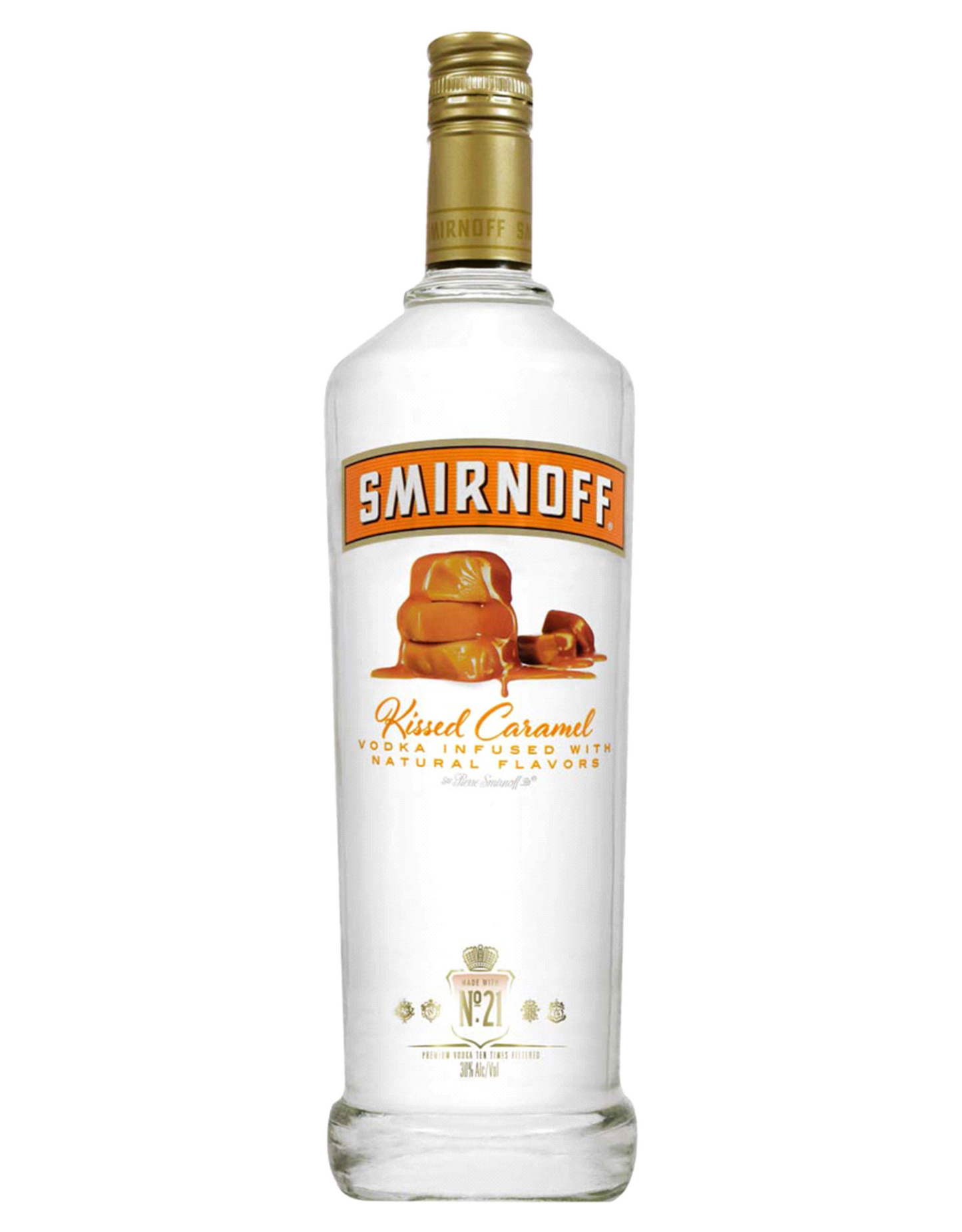 Smirnoff Gluten-Free Kissed Caramel Vodka Bottle