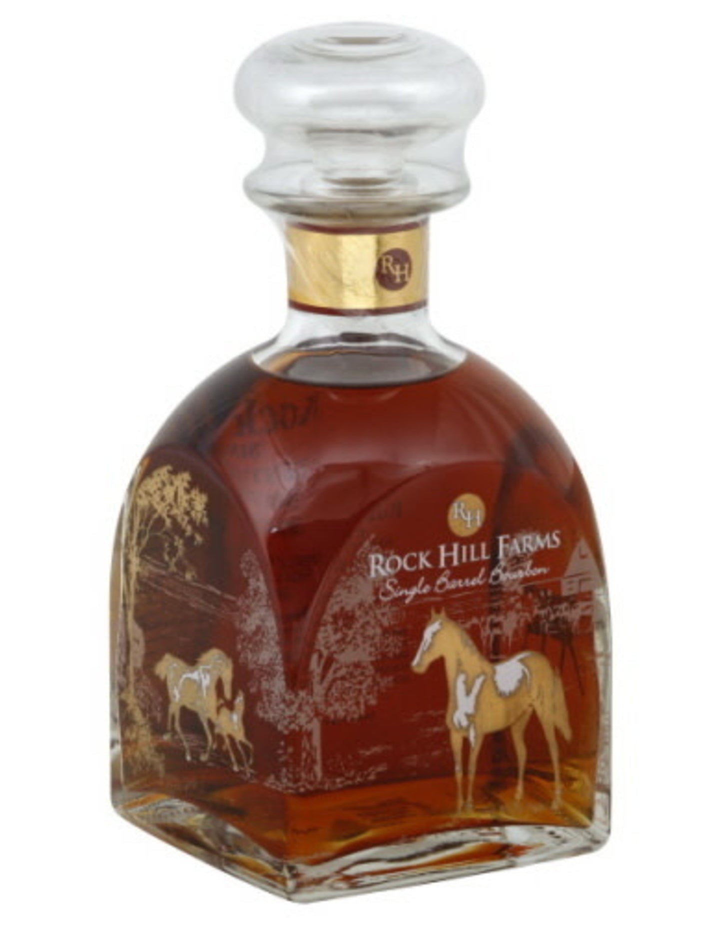 Rock Hill Farms Single Barrel Bourbon Whiskey Bottle