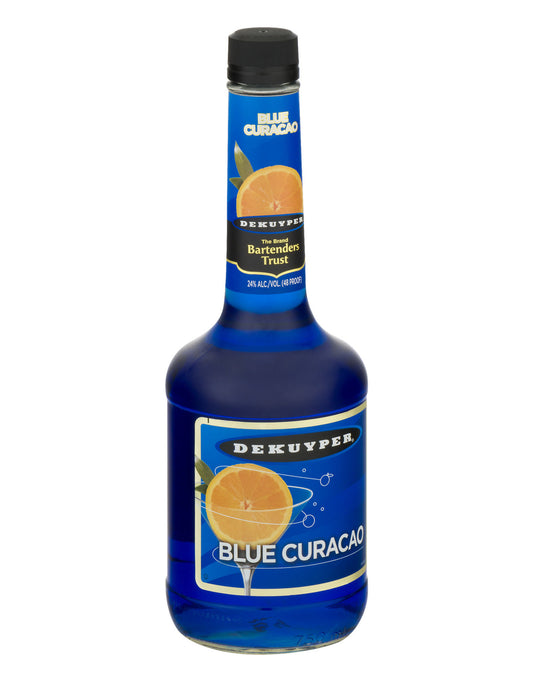 DeKuyper Blue Curacao Liqueur Bottle