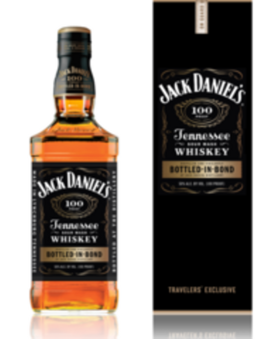 Jack Daniel's 100 Proof Bonded Tennessee Whiskey Bottle