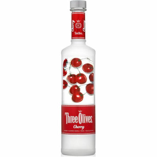 Three Olives Vodka Cherry Vodka Bottle