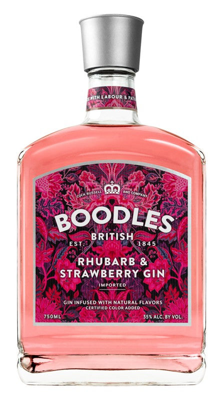 Boodles British Gin Rhubarb Strawberry