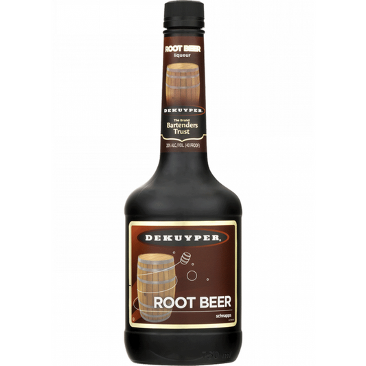 DeKuyper Root Beer Liqueur Bottle