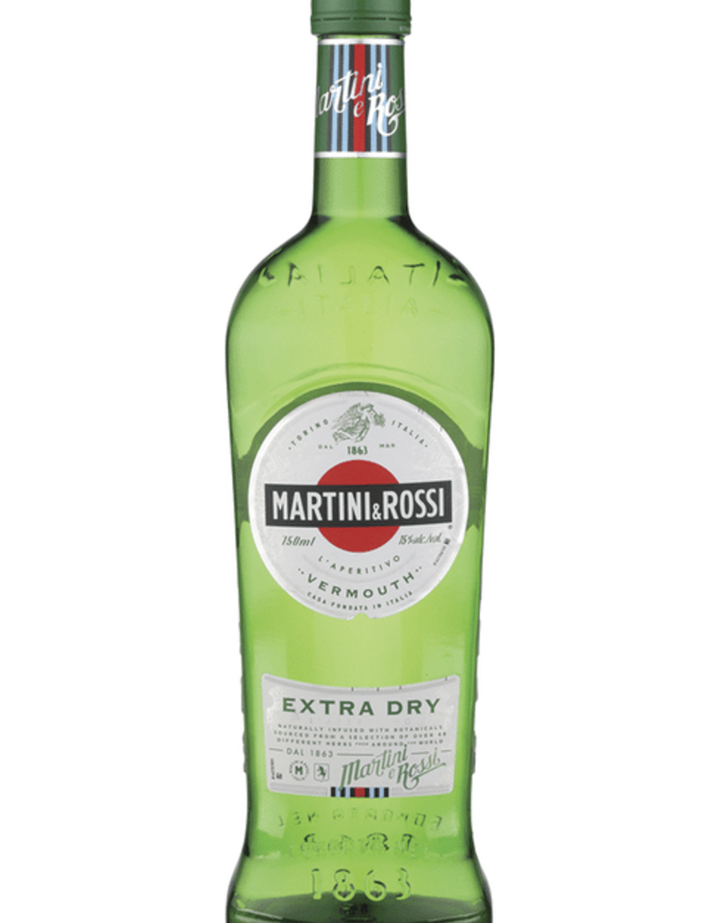 Martini & Rossi Extra Dry Vermouth Bottle