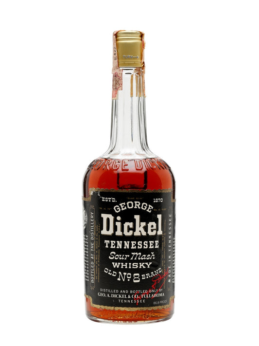 George Dickel Classic Recipe 80 Proof Sour Mash Tennessee Whisky Bottle