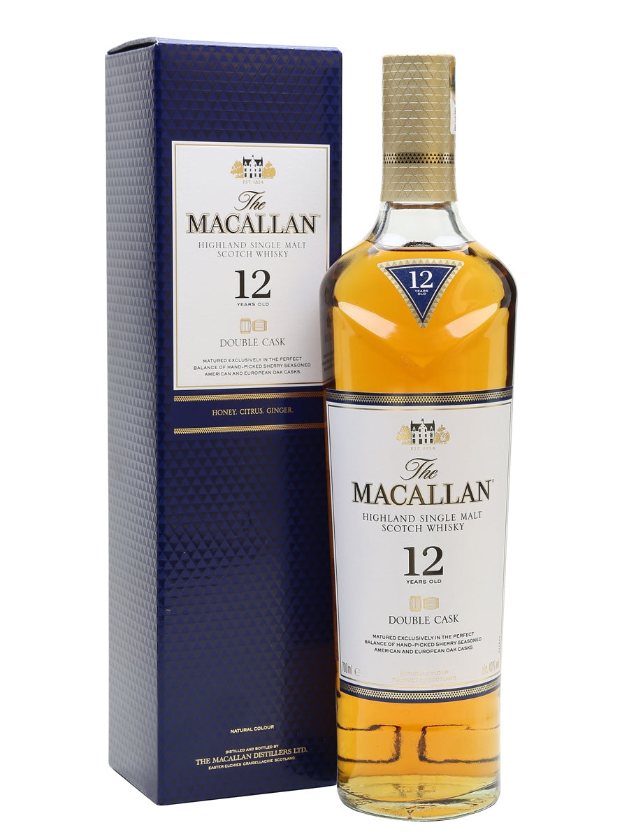 The Macallan 86 Proof 12 Year Highland Single Malt Scotch Whisky Bottle