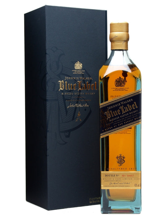 Johnnie Walker Blue Label 80 Proof Blended Scotch Whisky Bottle