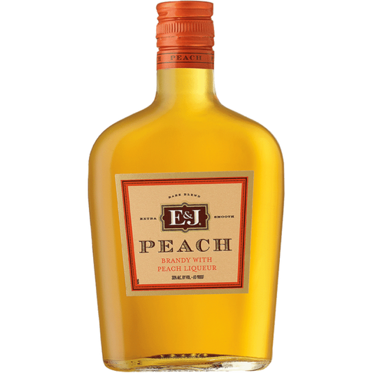 E & J VS Peach Brandy Bottle