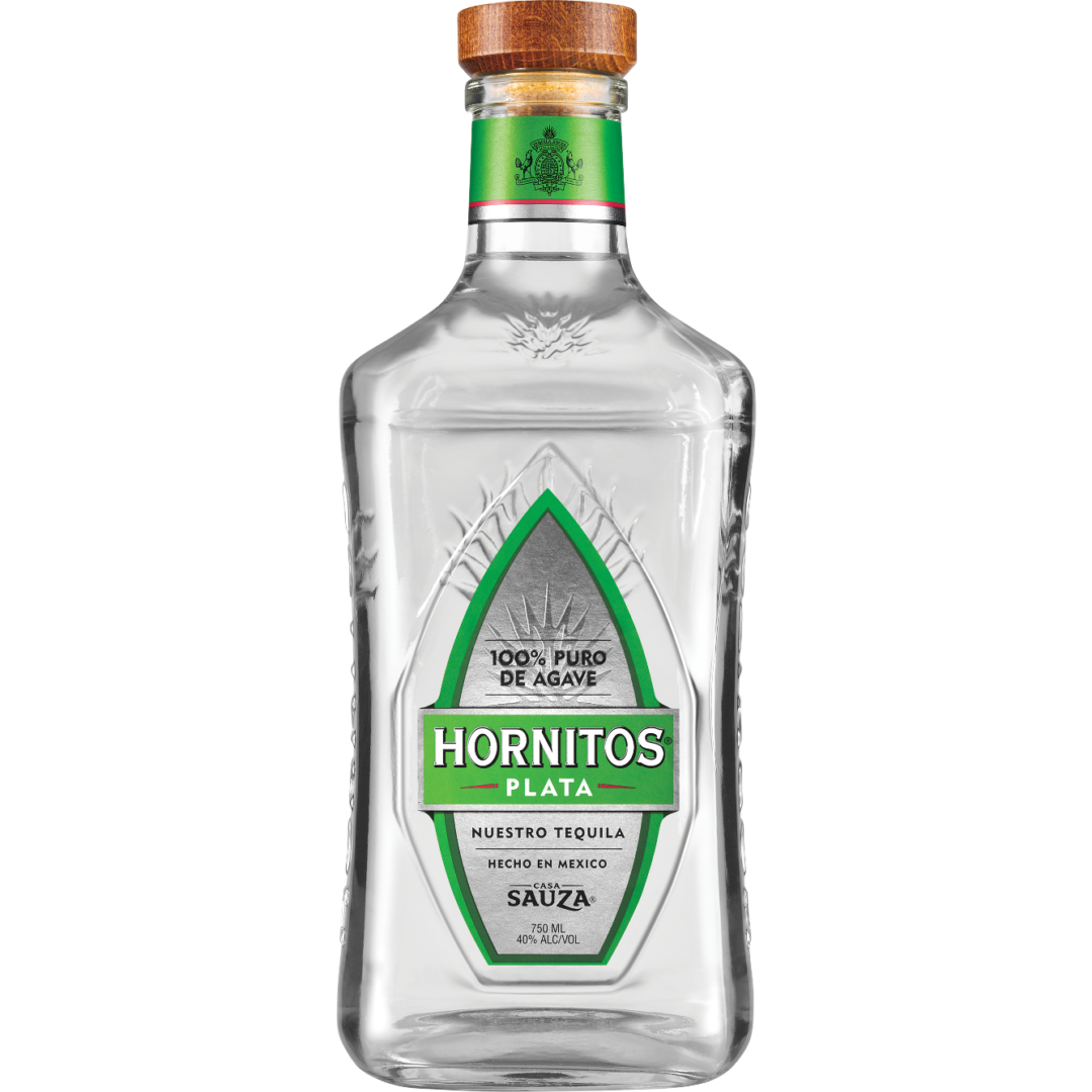 Sauza Hornitos Plata 80 Proof Tequila Bottle