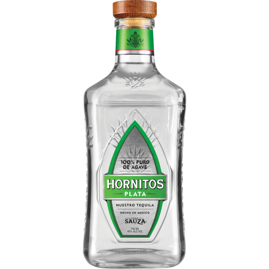 Sauza Hornitos Plata 80 Proof Tequila Bottle