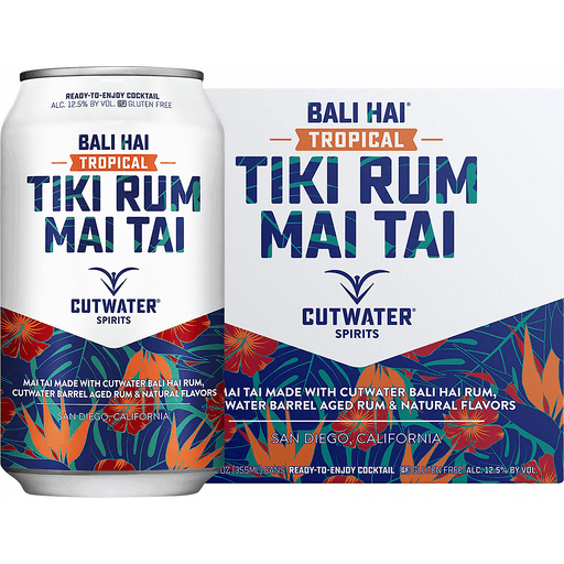 Cutwater Tiki Rum Mai Tai 4Pk