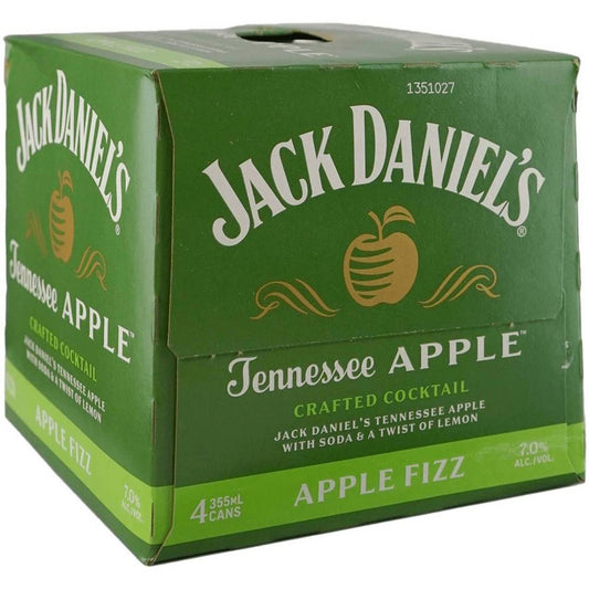 Jack Daniel's Tennessee Apple Fizz RTD Cocktail Cans