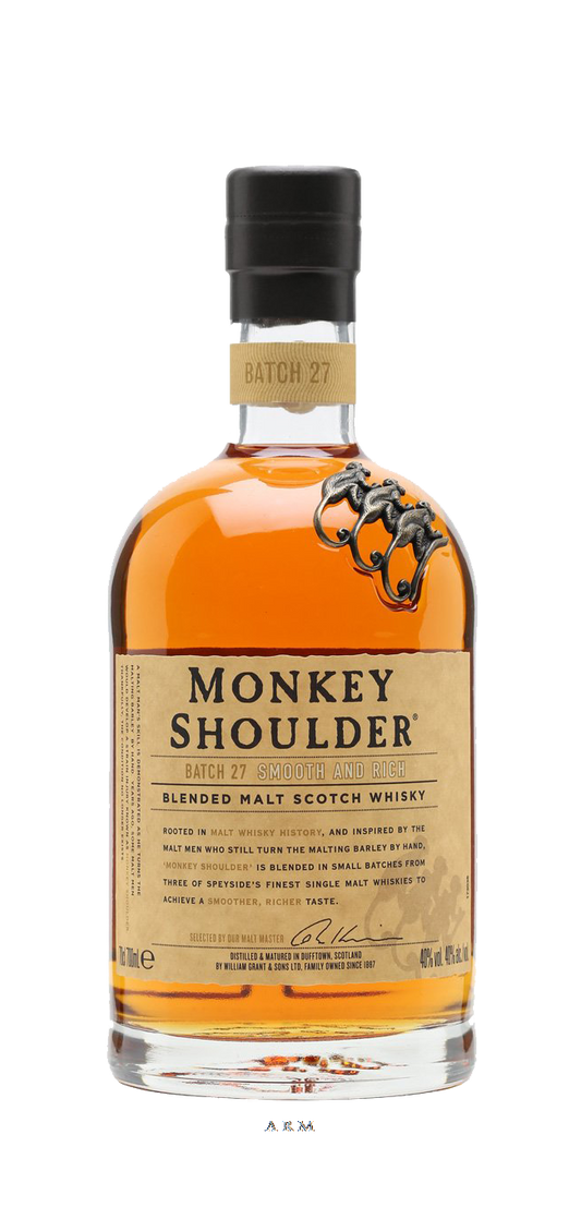 Monkey Shoulder 86 Proof Blended Scotch Whisky Bottle