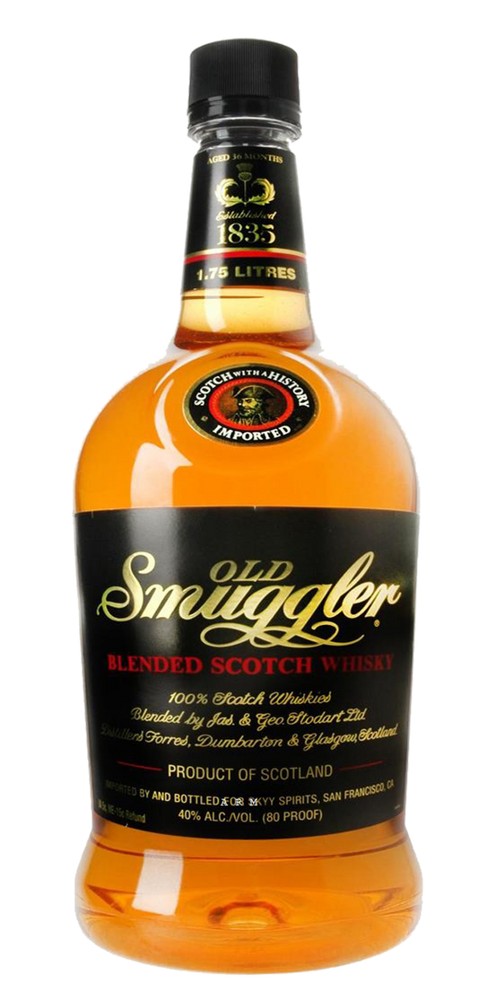 Old Smuggler 80 Proof Blended Scotch Whisky Bottle