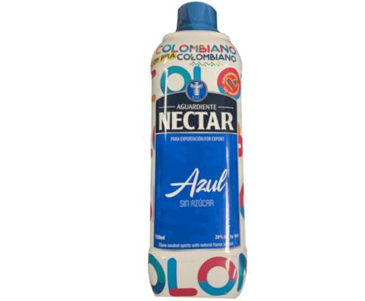 Antioqueno Aguardiente Nectar Azul Liqueur Bottle