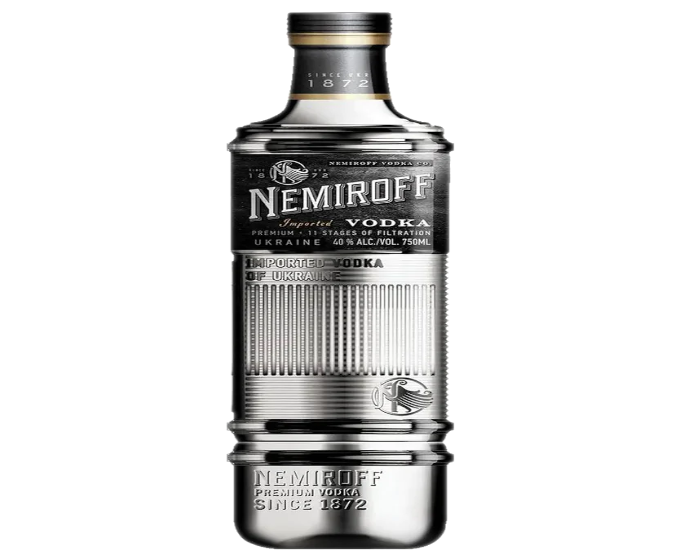 Nemiroff Vodka Co. 1872 Ukraine Imported Vodka Bottle