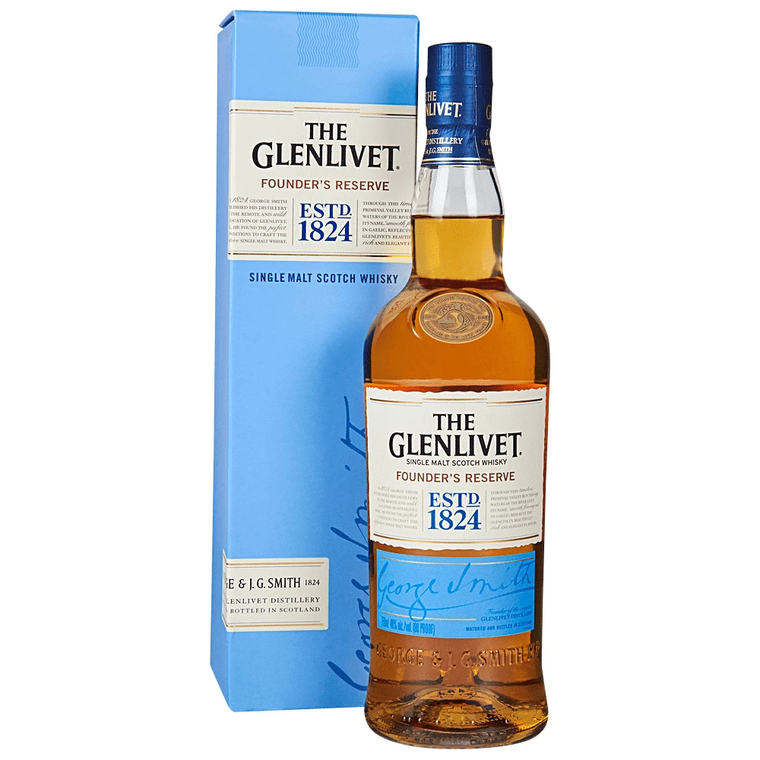 The Glenlivet Founder's Reserve Scotch Whiskey Bottle