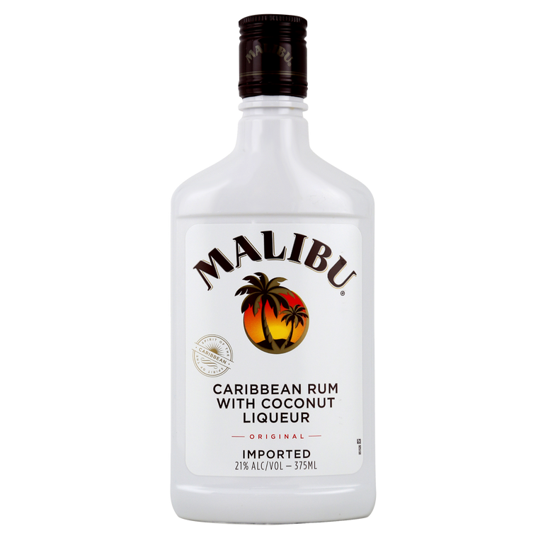 Malibu Original Caribbean Rum with Coconut Flavored Liqueur Bottle