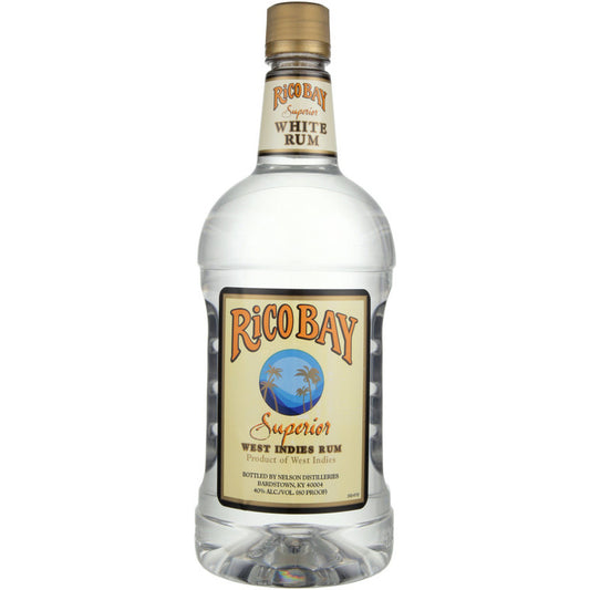 Rico Bay 80 Proof West Indies Rum Bottle