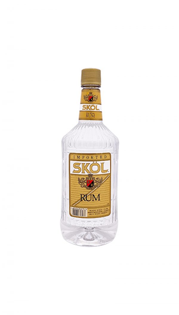 Skol Light Superior 80 Proof White Rum Bottle