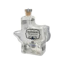 Republic Plata Tequila Bottle