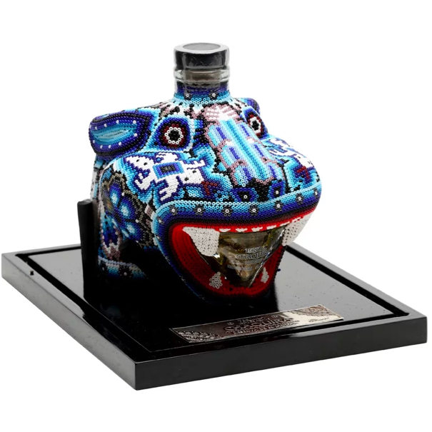 Chaquira Beaded Jaguar Blanco Tequila