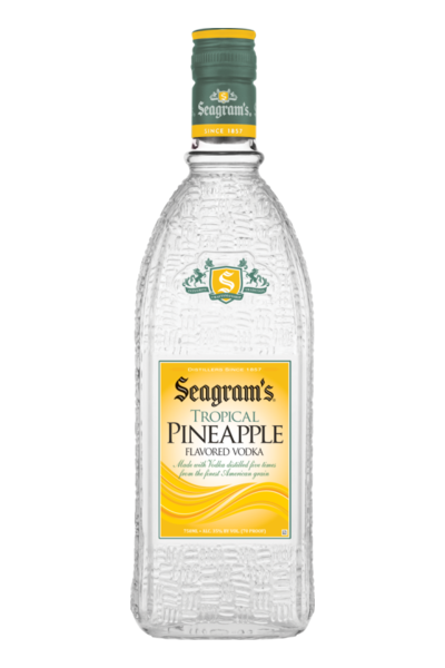 Seagram's Tropical Pineapple Vodka Bottle