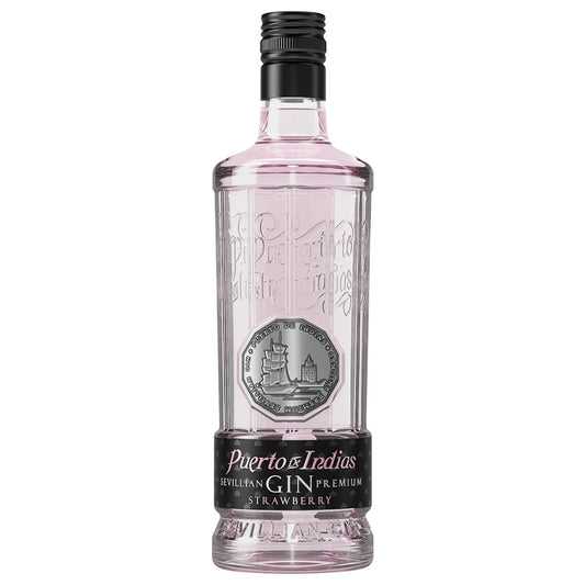 Puerto De Indias Strawberry Sevillan Premium Gin Bottle