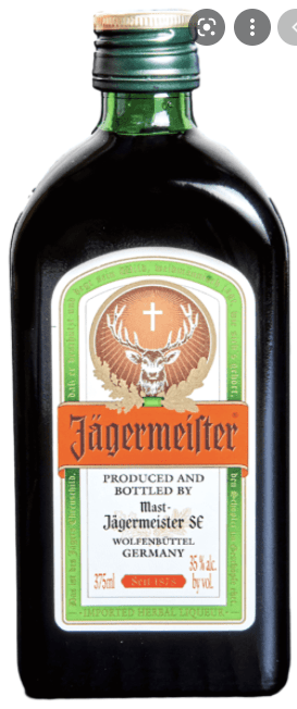 Jagermeister Herbal Liqueur Bottle