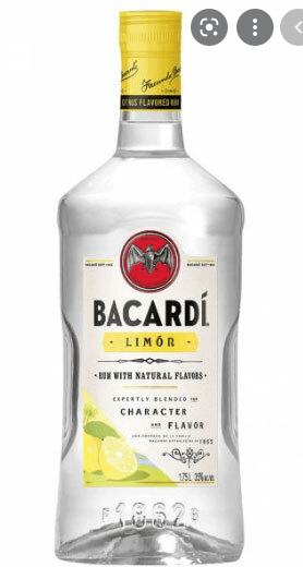 Bacardi Limon Rum Bottle