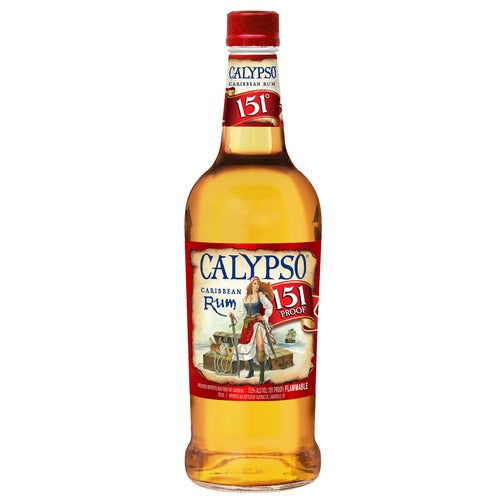 Calypso 151 Proof Caribbean Gold Rum Bottle