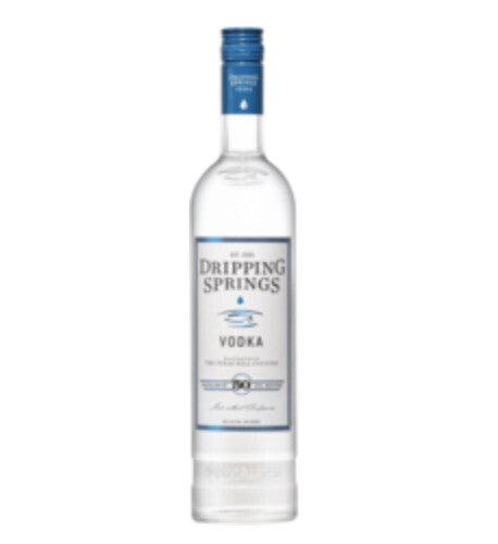 Dripping Springs Vodka Bottle