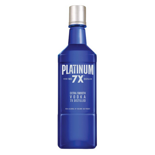 Platinum 80 Proof 7X Vodka Bottle