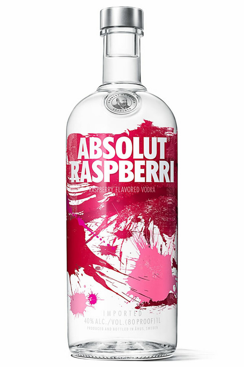 Absolut Raspberri Vodka Bottle