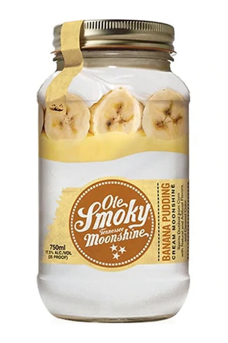 Ole Smoky Banana Pudding Cream Moonshine Jar