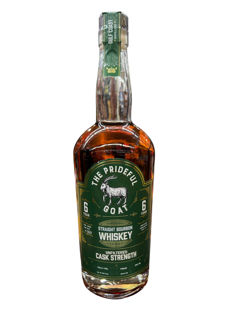 The Prideful Goat 6 Year Bourbon Whiskey Bottle