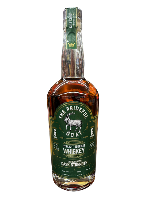 The Prideful Goat 6 Year Bourbon Whiskey Bottle