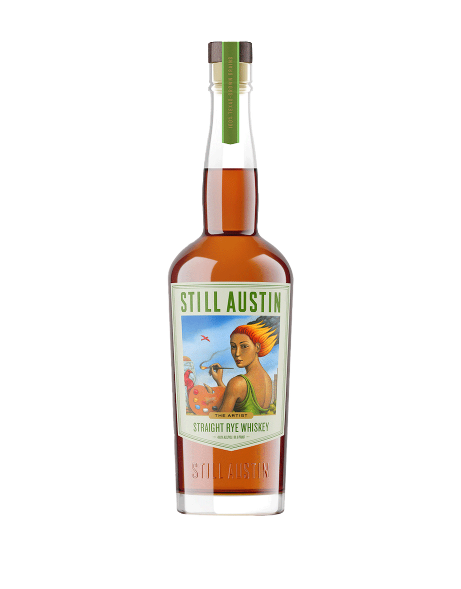 Still Austin Whiskey Co. The Artist Straight Rye Whiskey Bottle