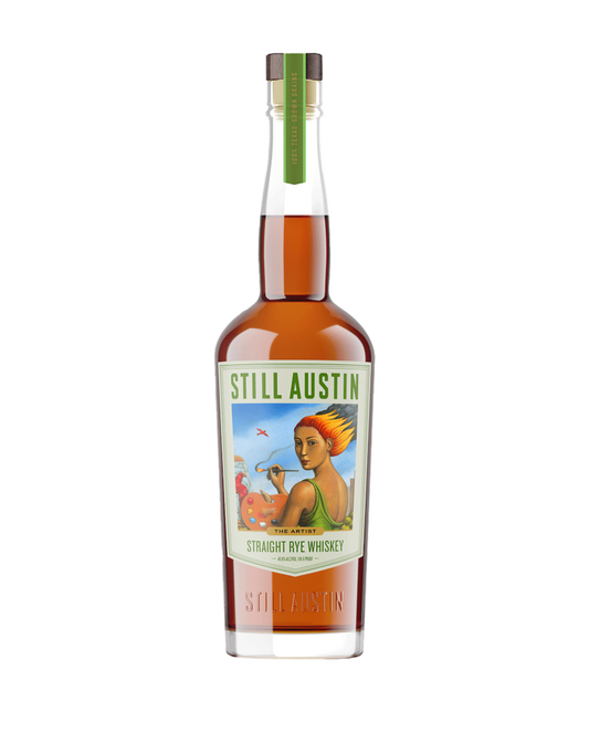 Still Austin Whiskey Co. The Artist Straight Rye Whiskey Bottle