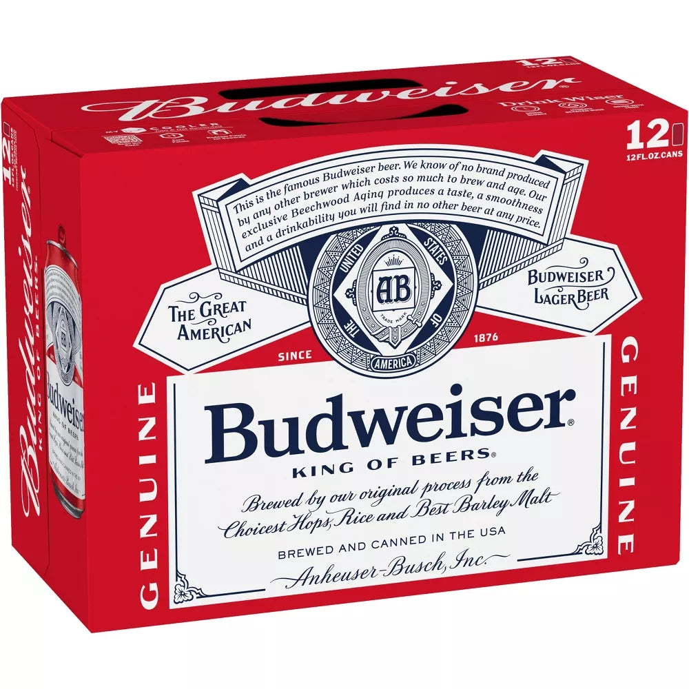 Budweiser Lager Beer Cans