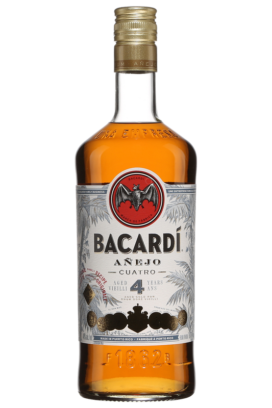 Bacardi Anejo Cuatro 80 Proof 4 Year Aged Rum