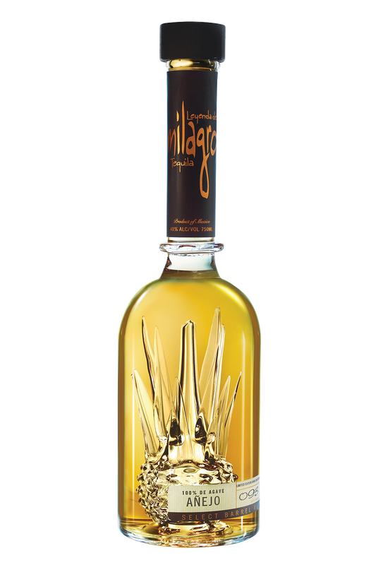 Milagro Select 80 Proof Barrel Reserve 100% De Agave Añejo Tequila Bottle