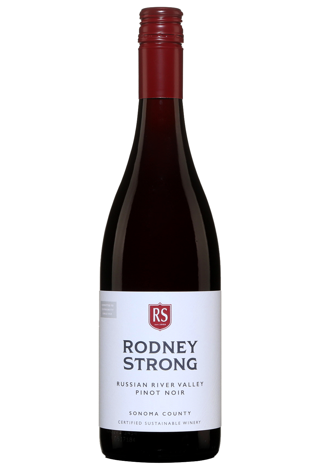 Rodney Strong Russian River Valley Pinot Noir Bottle Sonoma County